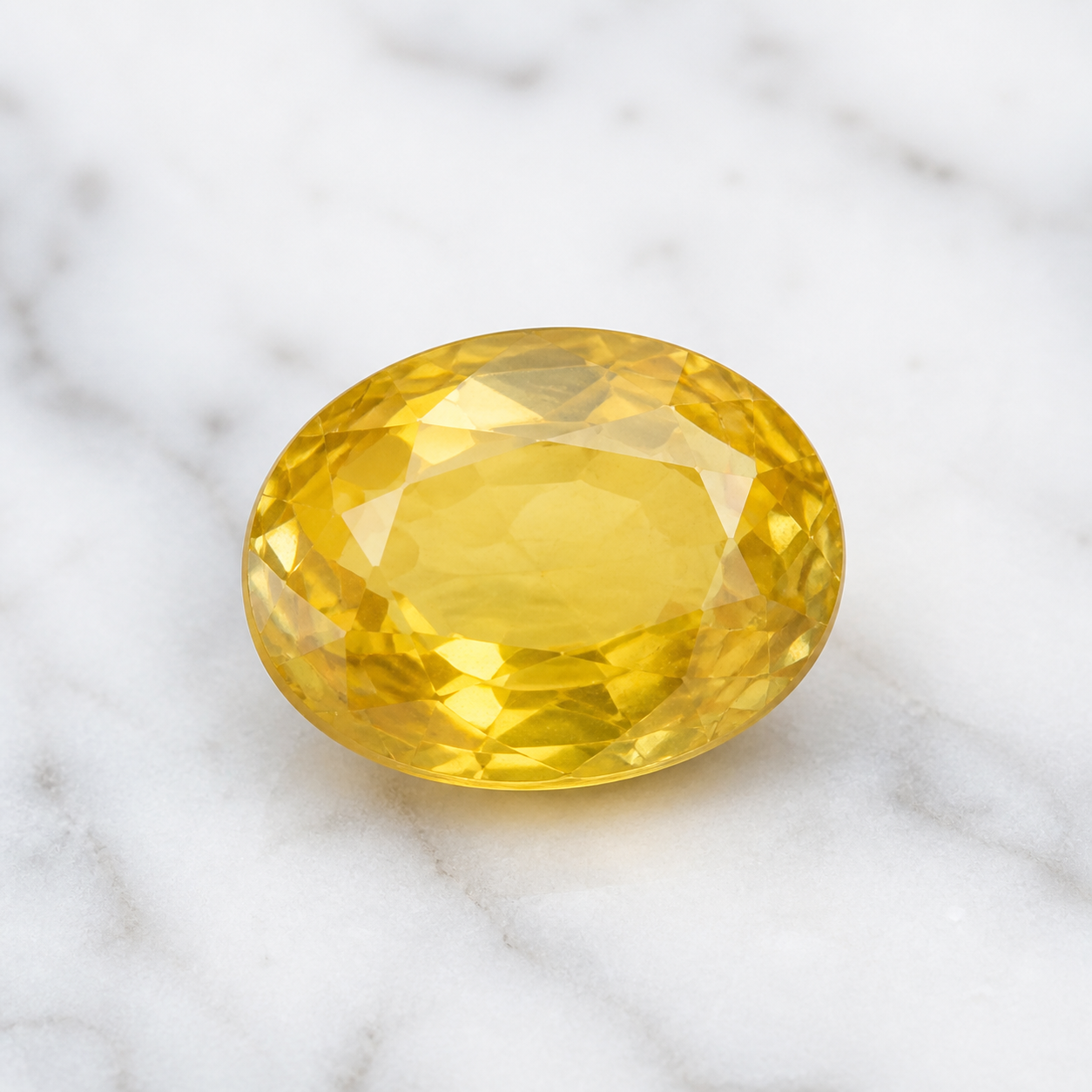 Natural yellow sapphire